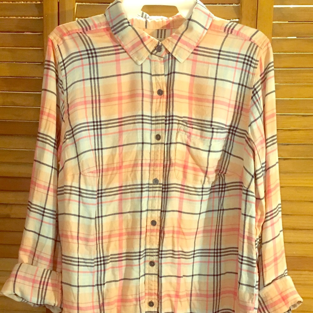 True Craft L/S flannel shirt NWOT Juniors size 0X